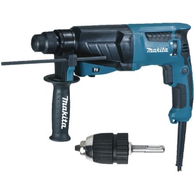 Makita HR2630X7 Fúró-vésőkalapács+tokmányadapter gyorstokmánnyal