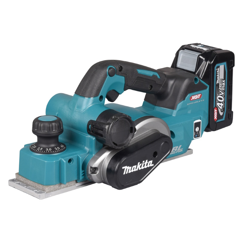 Makita KP001GM202 Akkus gyalu 82mm 2x40V 4,0Ah  XGT Li-Ion akkuval