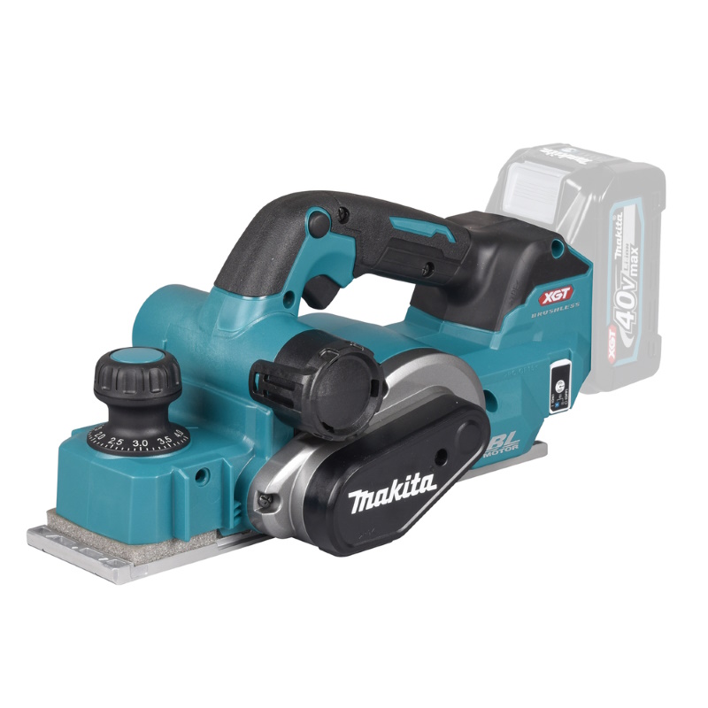 Makita KP001GZ Akkus gyalu 40V 82mm XGT Li-Ion akku és töltő nélkül papírdobozban