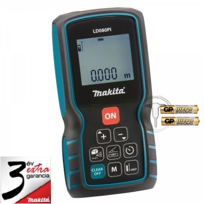 Makita LD080PI Lézeres távolságmérő 80m-ig