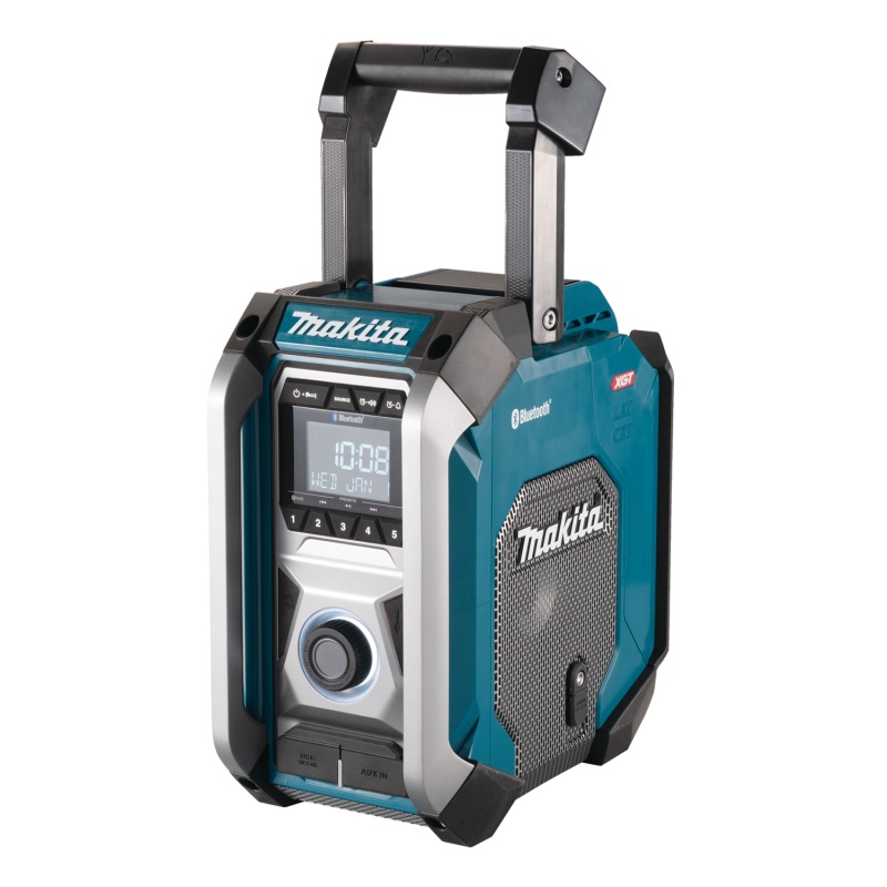 Makita MR006GZ Akkus rádió 12-40V AM/FM Bluetooth, akku és töltő nélkül