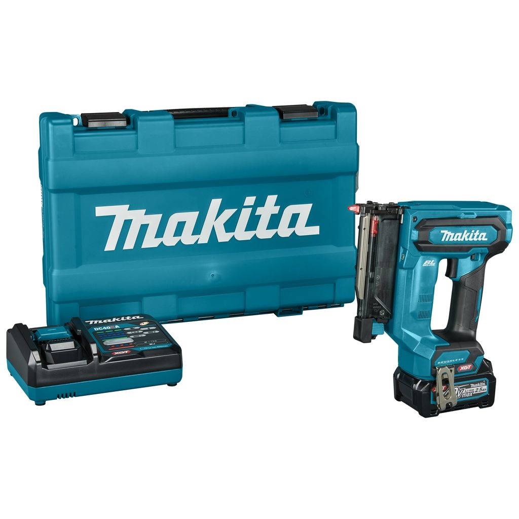 Makita PT001GD101 Akkus tűszegező 23GA 40V 1x2,5Ah XGT Li-Ion akkuval, töltővel