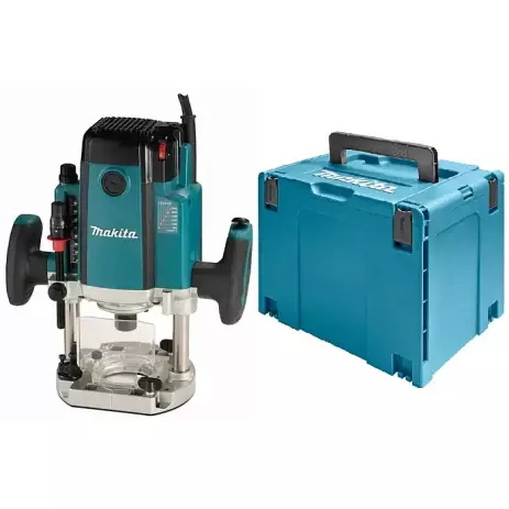 Makita RP2303FCXJ Felsőmaró 2100W 12mm befogás MakPac kofferben