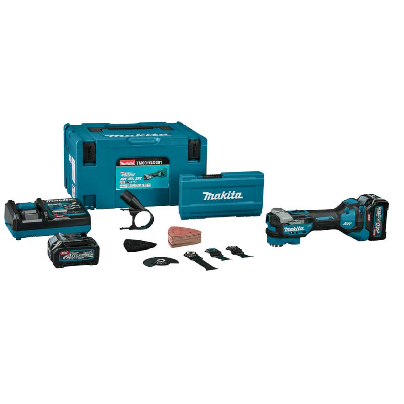 Makita TM001GD201 Akkus multifunkciós gép 40V XGT 2x2,5Ah akkuval és töltővel
