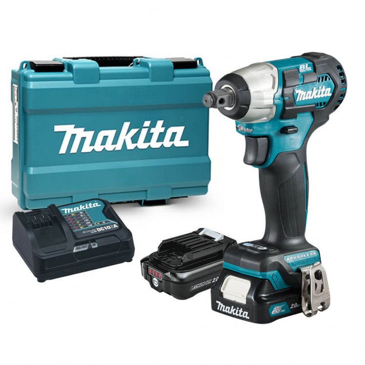 Makita TW161DWAJ Akkus ütvecsavarozó 165Nm 2x12V 2,0Ah akkuval