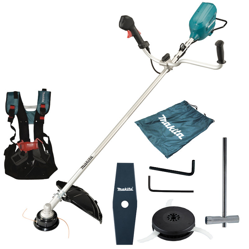 Makita UR012GZ02 Akkus fűkasza 3LE szarv-markolattal 2x40V akku és töltő nélkül