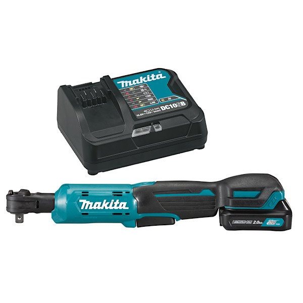 Makita WR100DSA Akkus racsnis kulcs 3/8" 47,5Nm 12V 2,0Ah akkumulátorral