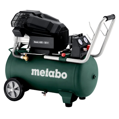 Metabo BASIC400-50V Kompresszor 10 bar 2300W 400V 50L tartállyal