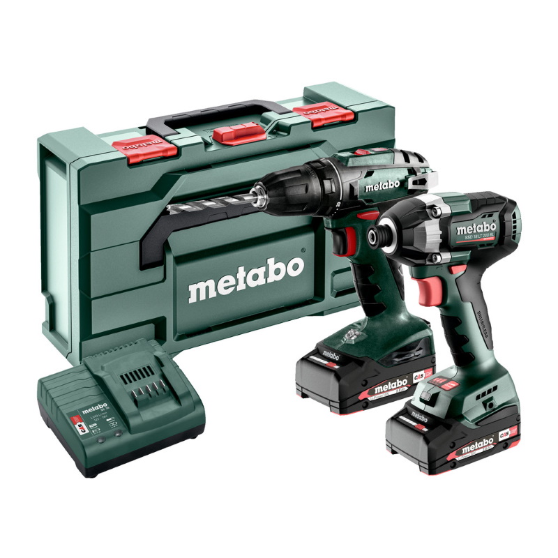 Metabo COMBOSET2.8.1 Akkus 18V csomag: BS18 Akkus fúrógép + ütvecsavarbehajtó