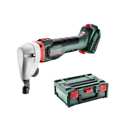 Metabo NIV18LTXBL1,6-840 Akkus folyamatos lyukasztó 18V akku és töltő nélkül MetaBoxban