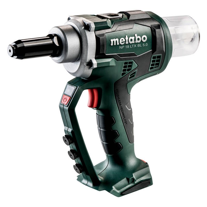 Metabo NP18LTXBL-840 Akkus popszegecshúzó 18V 4,8mm-ig akku és töltő nélkül metaBoxban