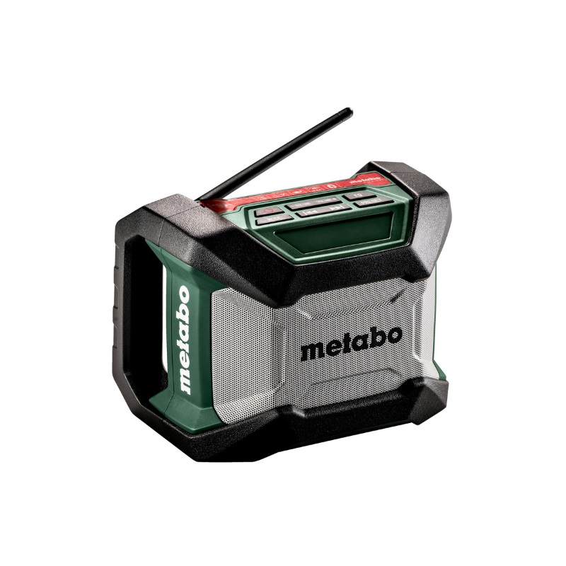 Metabo R12-18BT Akkus rádió 18V AM, FM, Bluetooth, + Hálózati adapter, akku és töltő nélkül