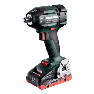 Metabo SSW18LTXBL550-800 Akkus ütvecsavarbehajtó 1/2" 550Nm 18V 2X4,0Ah-s LIHD akku és töltő metaBox-ban