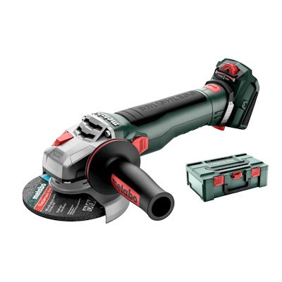 Metabo WVB18LTBL11-125Q-840 Akkus sarokcsiszoló 125mm 18V Akku és töltő nélkül metaBox-ban