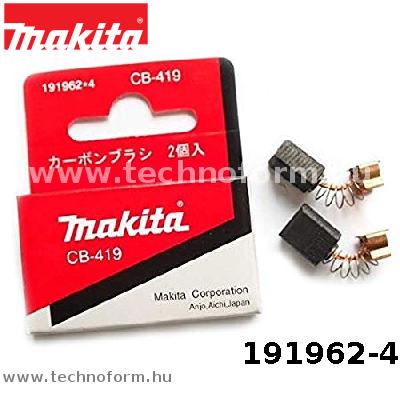 Alkatrész: Makita 191962-4 #Szénkefe CB-419 (CB-406, CB-40