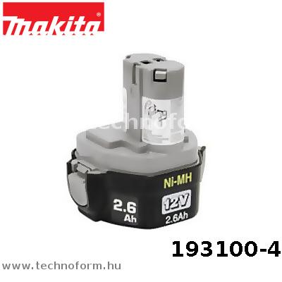 Alkatrész: Makita 193100-4 #12V, 2,5Ah Ni-MH Akkumulátor