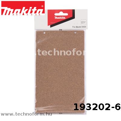 Alkatrész: Makita 193202-6 CORK RUBBER PLATE in bag