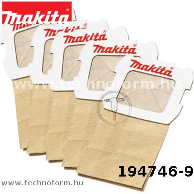 Makita 194746-9 T2 papírporzsák 5db BO gépekhez