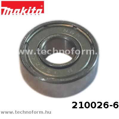 Alkatrész: Makita 210026-6 Golyóscsapágy 696ZZ HP2040/41,