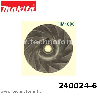 Alkatrész: Makita 240024-6 Ventilátorlapát 100 HM1800, új