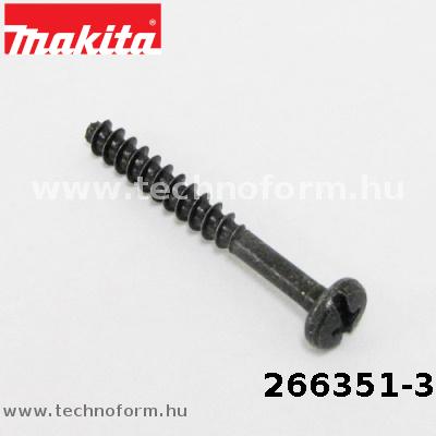 Alkatrész: Makita 266351-3 Önmetsző csavar M4x35