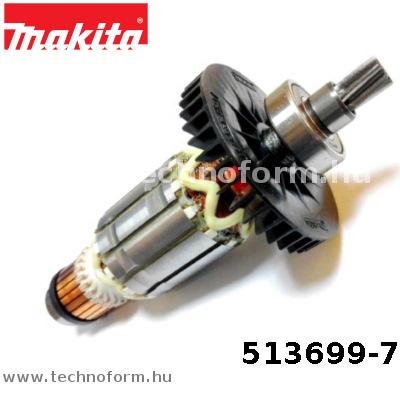 Alkatrész: Makita 513699-7 Forgórész HR4002