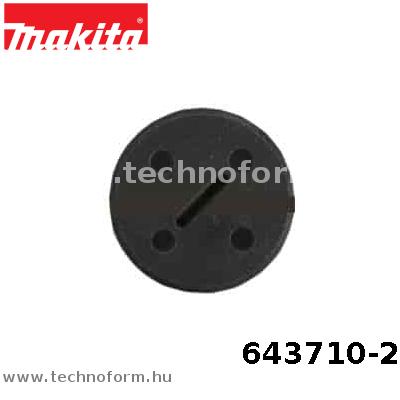 Alkatrész: Makita 643710-2 Szénkefetartó-sapka HM1800, új