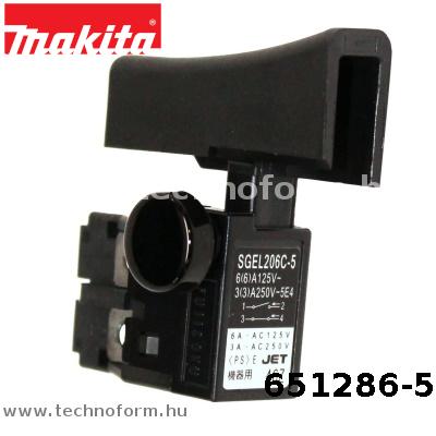 Alkatrész: Makita 651286-5 Kapcsoló SGEL206C-5