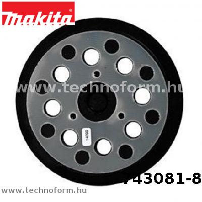 Makita 743081-8 T1 Excenter talp 123 mm (lágy)