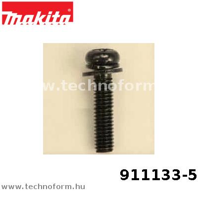 Alkatrész: Makita 911133-5 #Trapézfejű csavar M4x18 911133