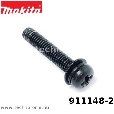 Alkatrész: Makita 911148-2 Laposfejű csavar M4X25 EN4951