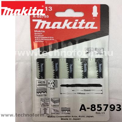 Makita A-85793 T1 5 db HCS BR-13 Szúrófűrészlap FA, befejező, TPI:9, L:105 mm